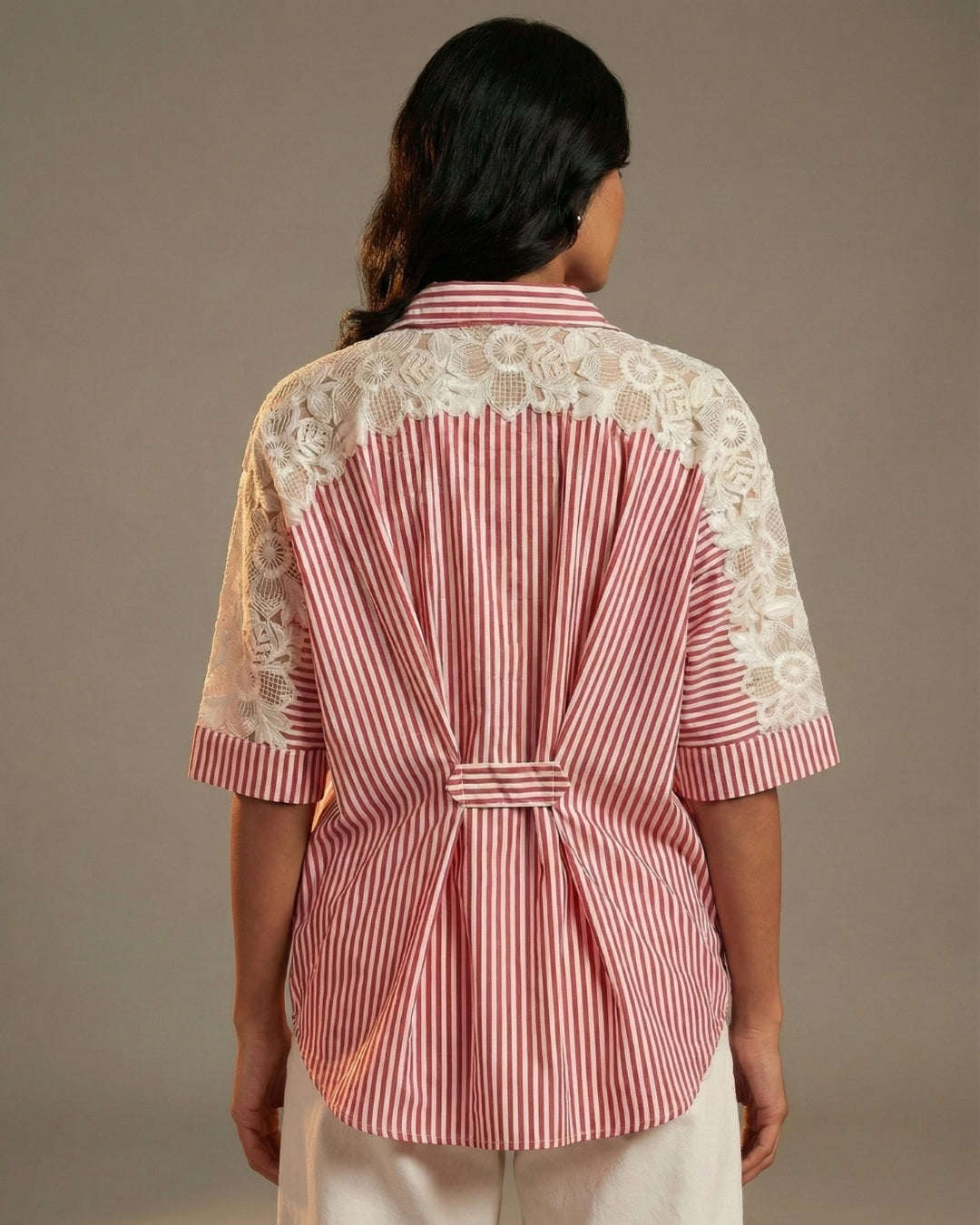 Red n White stripe shirts