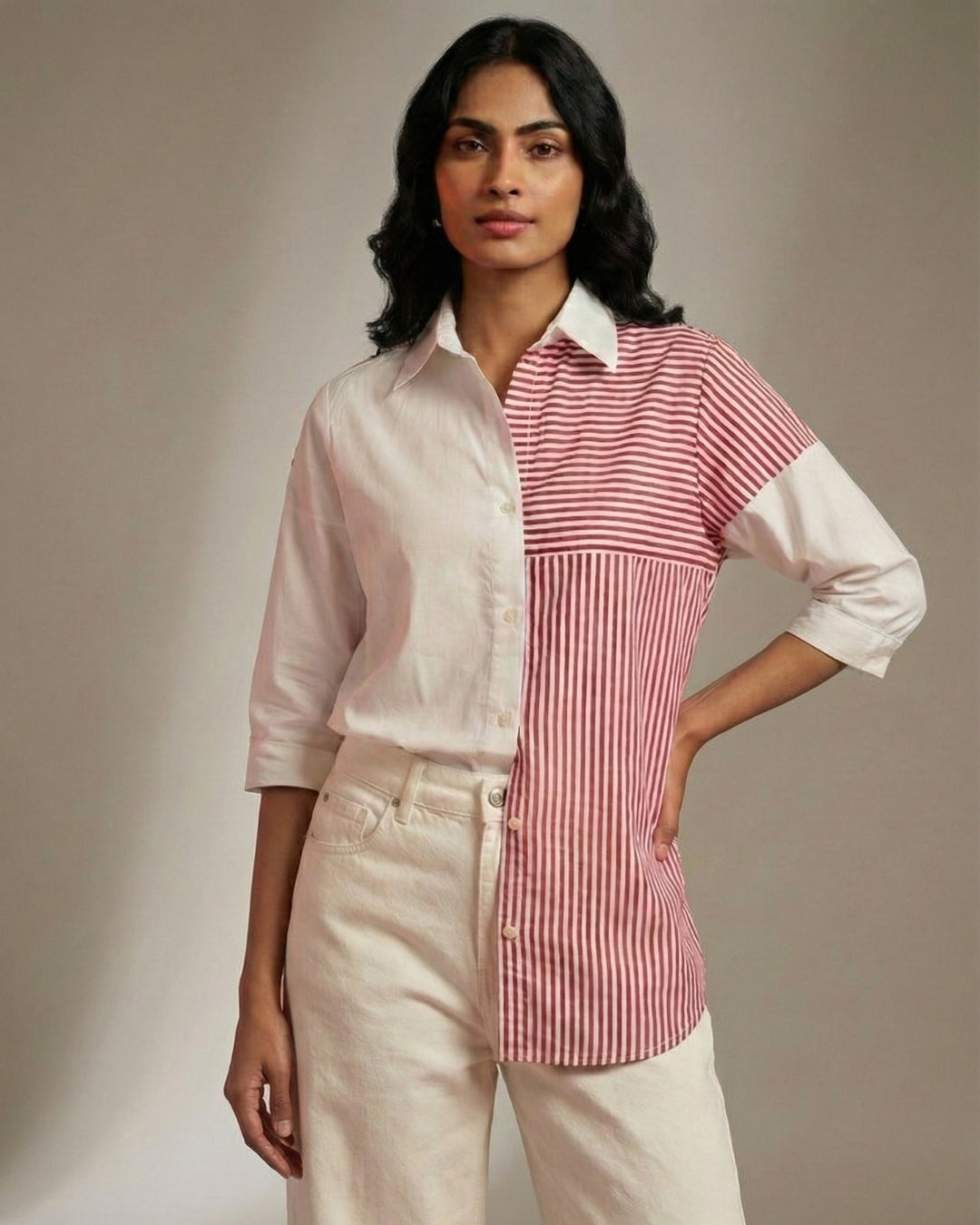 Red n White stripe shirts