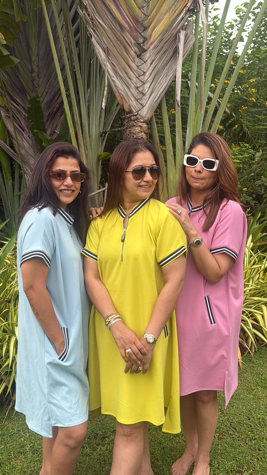 Short sleeve sporty dress